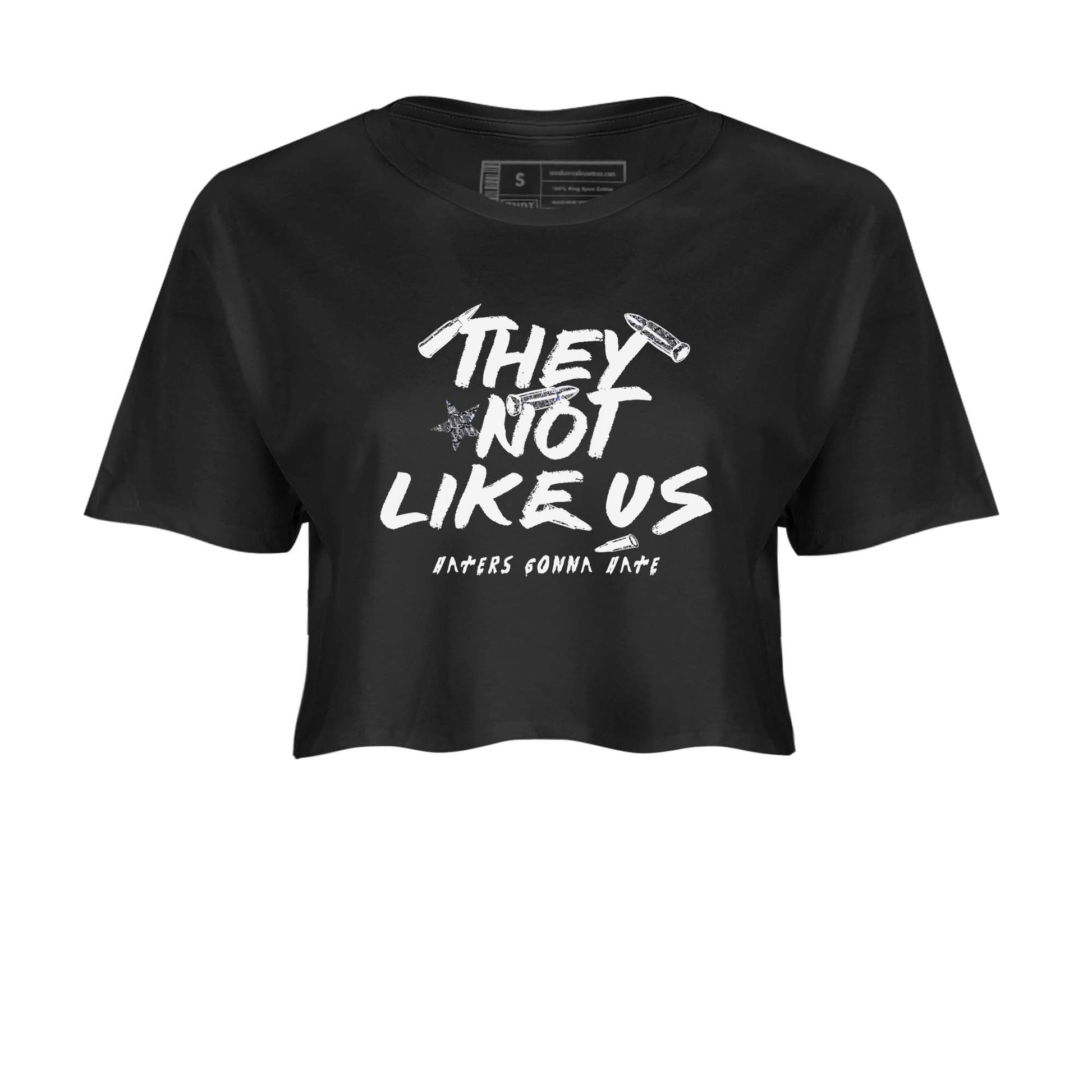 11s Year Of The Snake shirts to match jordans  They Not Like Us shirts to match jordans Air Jordan 11 Retro Low Year Of The Snake match shoes to clothes SNRT Sneaker Tees unisex cotton Black 2 crop tee