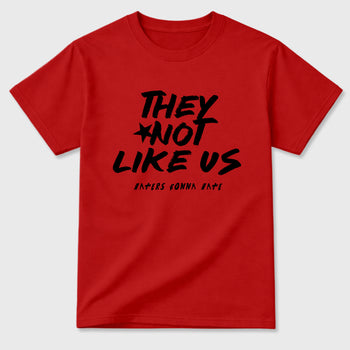 Sneaker match tees – Sneaker Tees To Match Air Jordan 12 Bloodline Shoes – They Not Like Us Tee Red 2
