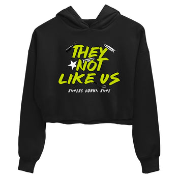 13s Bright Cactus shirts to match jordans They Not Like Us sneaker match tees AJ 13 Bright Cactus match shoes to clothes SNRT Sneaker Tees unisex cotton Black 2 crop tee