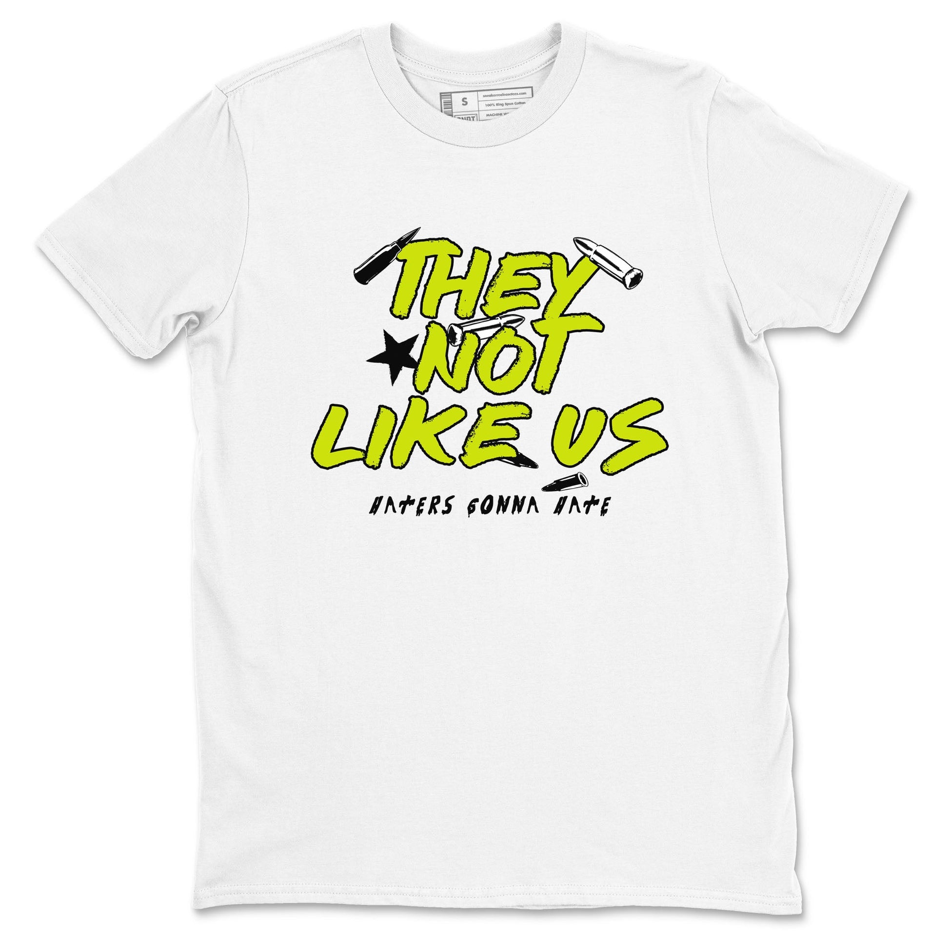 13s Bright Cactus shirts to match jordans They Not Like Us sneaker match tees AJ 13 Bright Cactus match shoes to clothes SNRT Sneaker Tees unisex cotton White 2 shirts