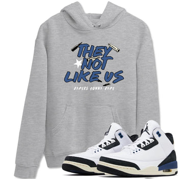 3s For The Love to match jordans They Not Like Us sneaker match tees A Ma Maniere For The Love match shoes to clothes SNRT Sneaker Tees unisex cotton Heather Grey 1 shirts