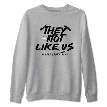 Air Jordan 3 Black Cat shirts to match jordans They Not Like Us sneaker match tees Jordan 3 Retro Black Cat best t shirts to wear with jordans SNRT Sneaker Tees unisex cotton Heather Grey 2 shirts