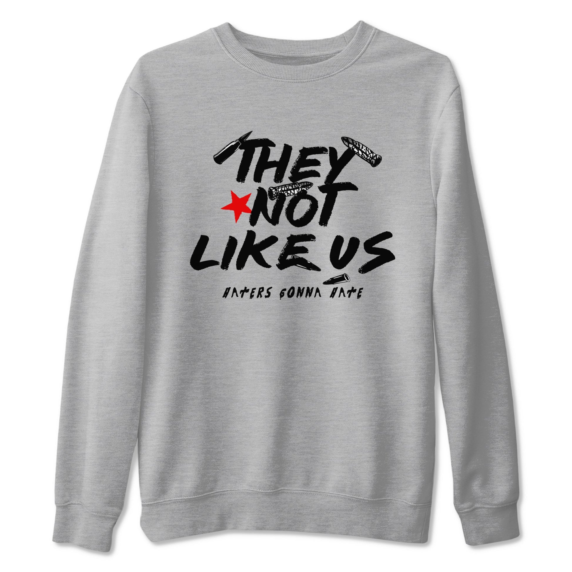 3s Black Cement shirts to match jordans They Not Like Us sneaker match tees Air Jordan 3 Retro OG Black Cement match shoes to clothes SNRT Sneaker Tees unisex cotton Heather Grey 2 shirts