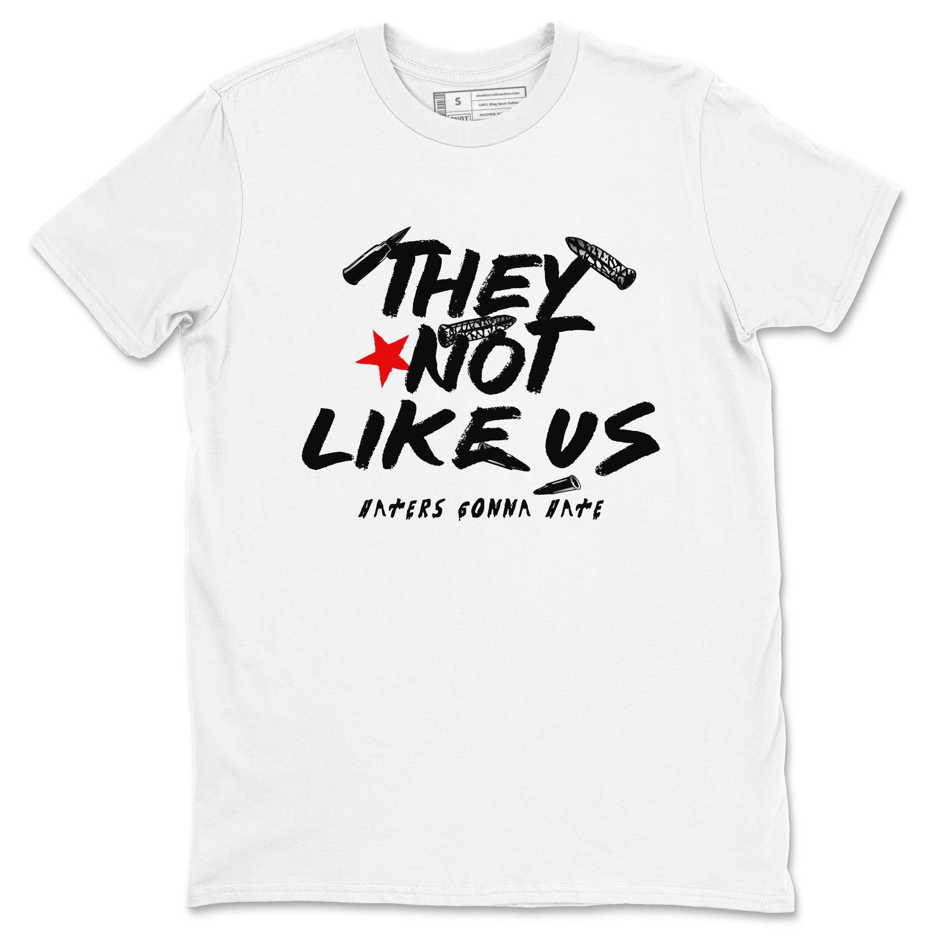 3s Black Cement shirts to match jordans They Not Like Us sneaker match tees Air Jordan 3 Retro OG Black Cement match shoes to clothes SNRT Sneaker Tees unisex cotton White 2 shirts