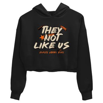 They Not Like Us womens crop tee made to vibe with the Air Jordan 3 Starfish sneakers — the perfect match in Black 2.
