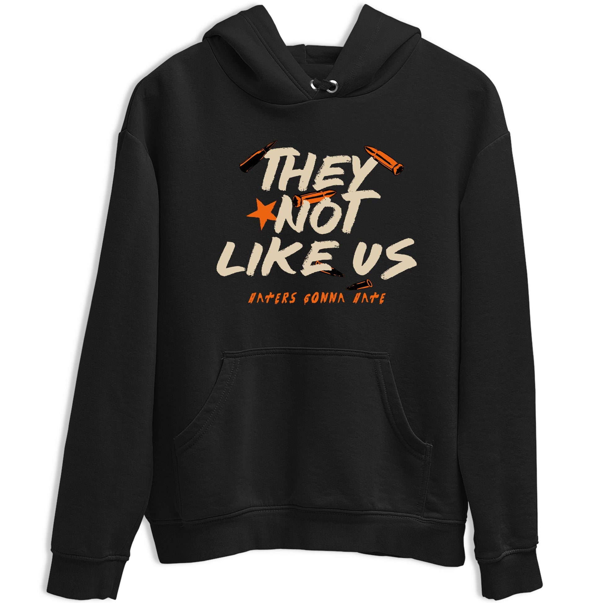 They Not Like Us sneaker match t-shirt styled to complete your fit with the Air Jordan 3 Starfish sneakers, shown in Black 2.