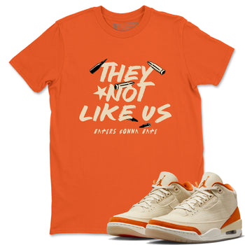 They Not Like Us SNRT Sneaker Tees - Air Jordan 3 Starfish