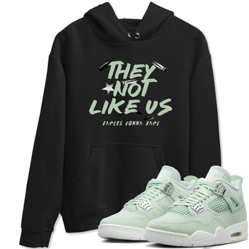 4s seafoam shirts to match jordans They Not Like Us sneaker match tees Air Jordan 4 Abundance match shoes to clothes SNRT Sneaker Tees unisex cotton Black 1 shirts