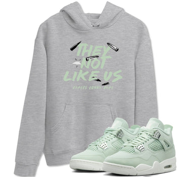 4s seafoam shirts to match jordans They Not Like Us sneaker match tees Air Jordan 4 Abundance match shoes to clothes SNRT Sneaker Tees unisex cotton Heather Grey 1 shirts