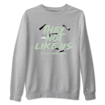4s seafoam shirts to match jordans They Not Like Us sneaker match tees Air Jordan 4 Abundance match shoes to clothes SNRT Sneaker Tees unisex cotton Heather Grey 2 shirts