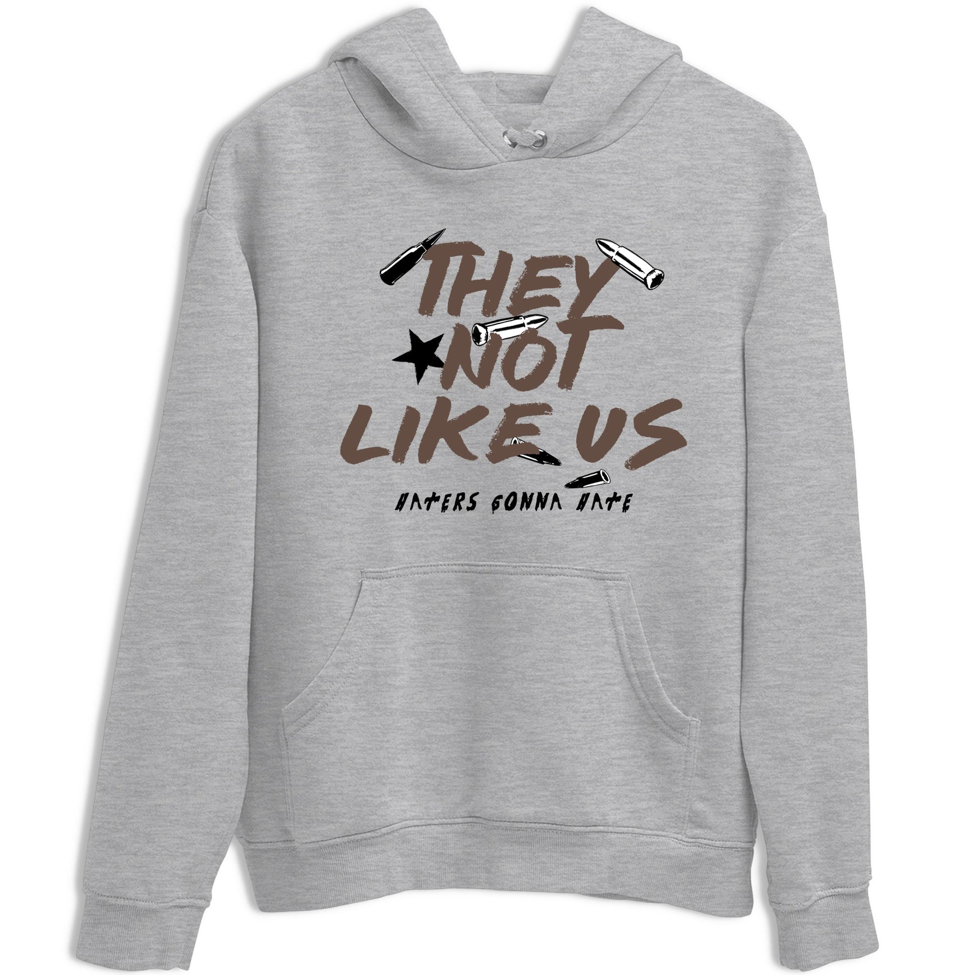 Sneaker match tees – Sneaker Tees To Match Air Jordan 4 Cave Stone Shoes – They Not Like Us Tee Heather Grey 2