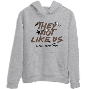 Sneaker match tees – Sneaker Tees To Match Air Jordan 4 Cave Stone Shoes – They Not Like Us Tee Heather Grey 2