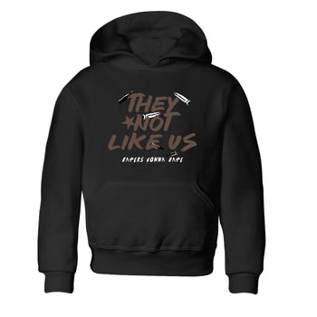 Sneaker match tees – Sneaker Tees To Match Air Jordan 4 Cave Stone Shoes – They Not Like Us Kids T-Shirt Black 2