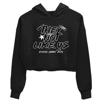 4s Fear shirts to match jordans They Not Like Us sneaker match tees Air Jordan 4 Retro Fear match shoes to clothes SNRT Sneaker Tees unisex cotton Black 2 crop tee