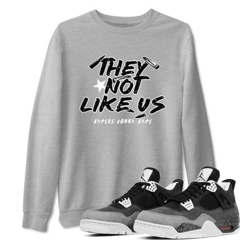 They Not Like Us SNRT Sneaker Tees - Air Jordan 4 Fear - SNRT Sneaker T-shirts