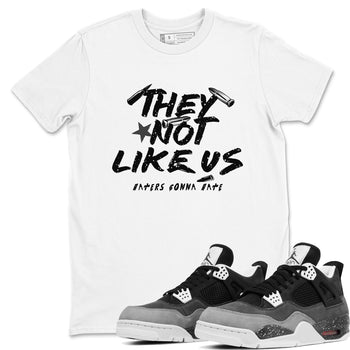 They Not Like Us SNRT Sneaker Tees - Air Jordan 4 Fear - SNRT Sneaker T-shirts