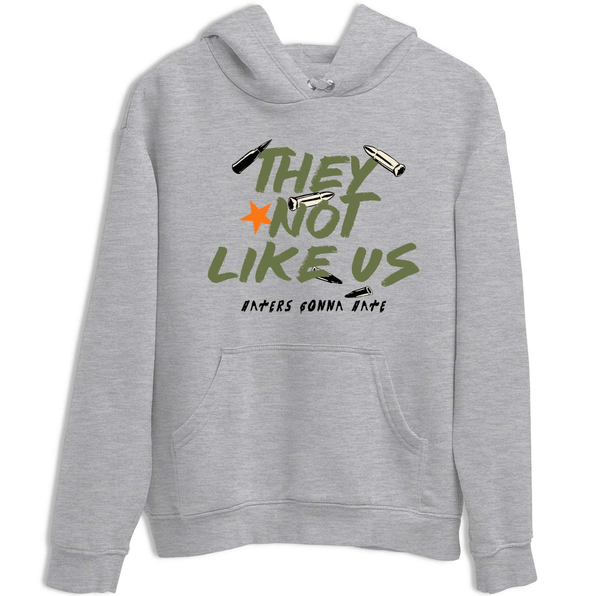 Sneaker match tees – Sneaker Tees To Match Undefeated inspired colorways Air Jordan 4 OG Olive Shoes  – They Not Like Us Tee Heather Grey 2