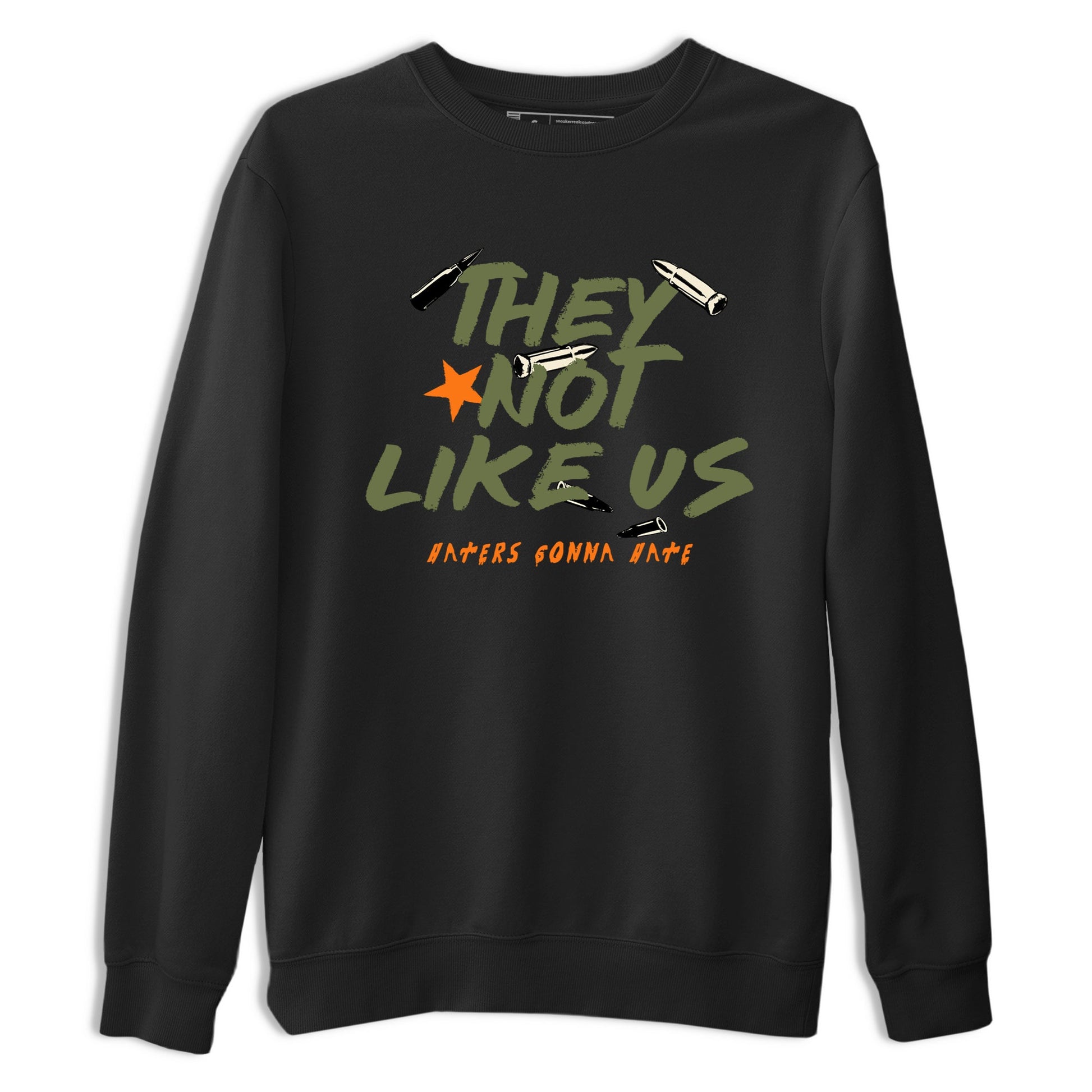 Sneaker match tees – Sneaker Tees To Match Undefeated inspired colorways Air Jordan 4 OG Olive Shoes  – They Not Like Us Tee Black 2
