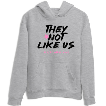 Perfect Valentine's Day Gifts graphic tee  – Sneaker Tees To Match Air Jordan 4 Pink Thunder – They Not Like Us Tee Heather Grey 2
