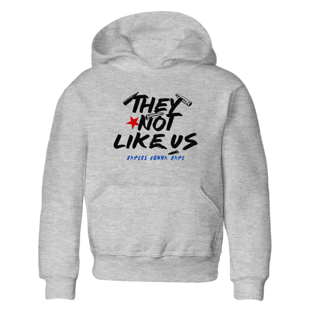 Sneaker match tees – Sneaker Tees To Match Air Jordan 4 Rare Air Shoes – They Not Like Us Kids T-Shirt Heather Grey 2