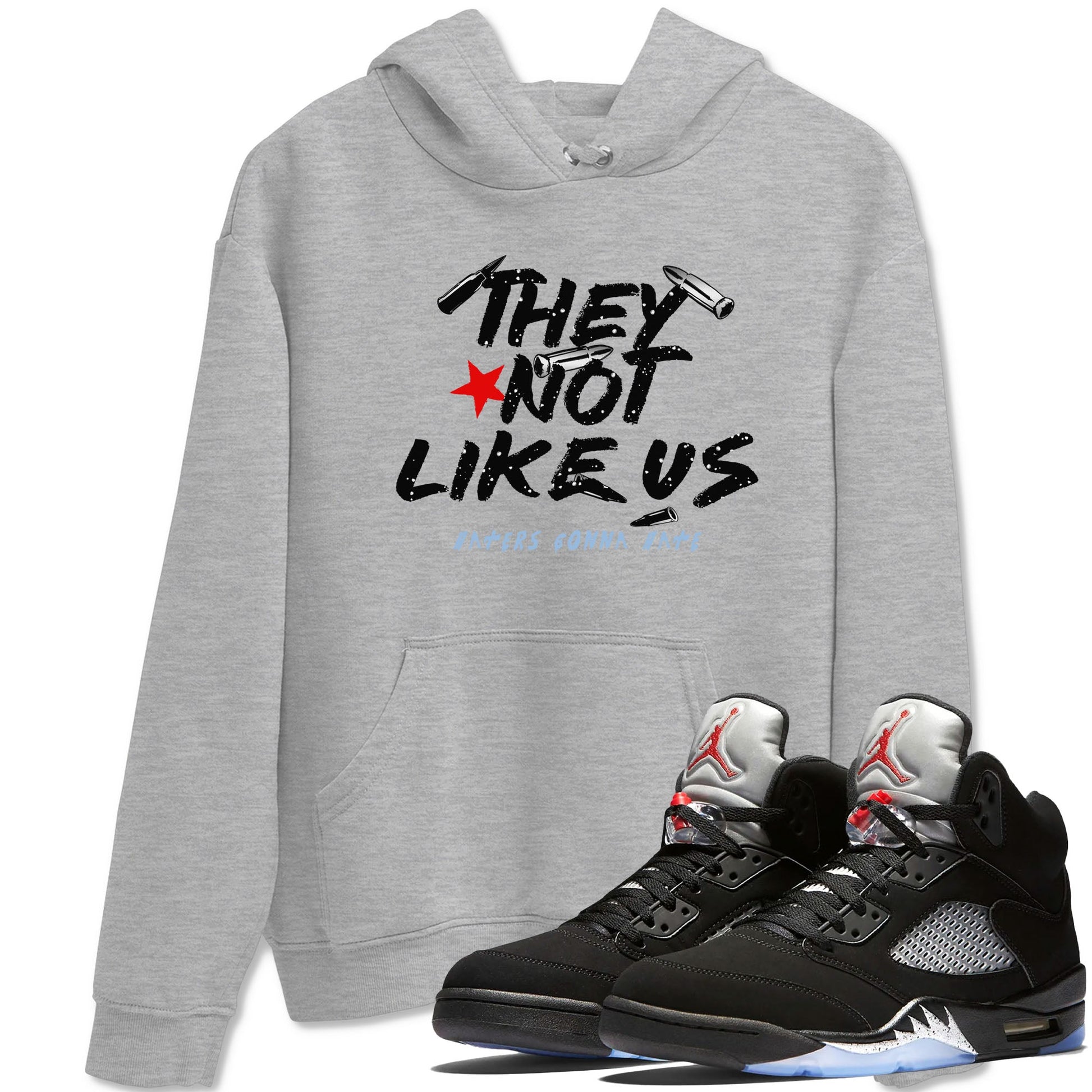 5s Black Metallic Reimagined shirts to match jordans They Not Like Us best t shirts to wear with jordans Air Jordan 5 Reimagined match shoes to clothes SNRT Sneaker Tees unisex cotton Heather Grey 1 shirts