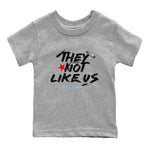 5s Black Metallic Reimagined shirts to match jordans They Not Like Us best t shirts to wear with jordans Air Jordan 5 Reimagined match shoes to clothes SNRT Sneaker Tees Youth Baby Heather Grey 2 tee