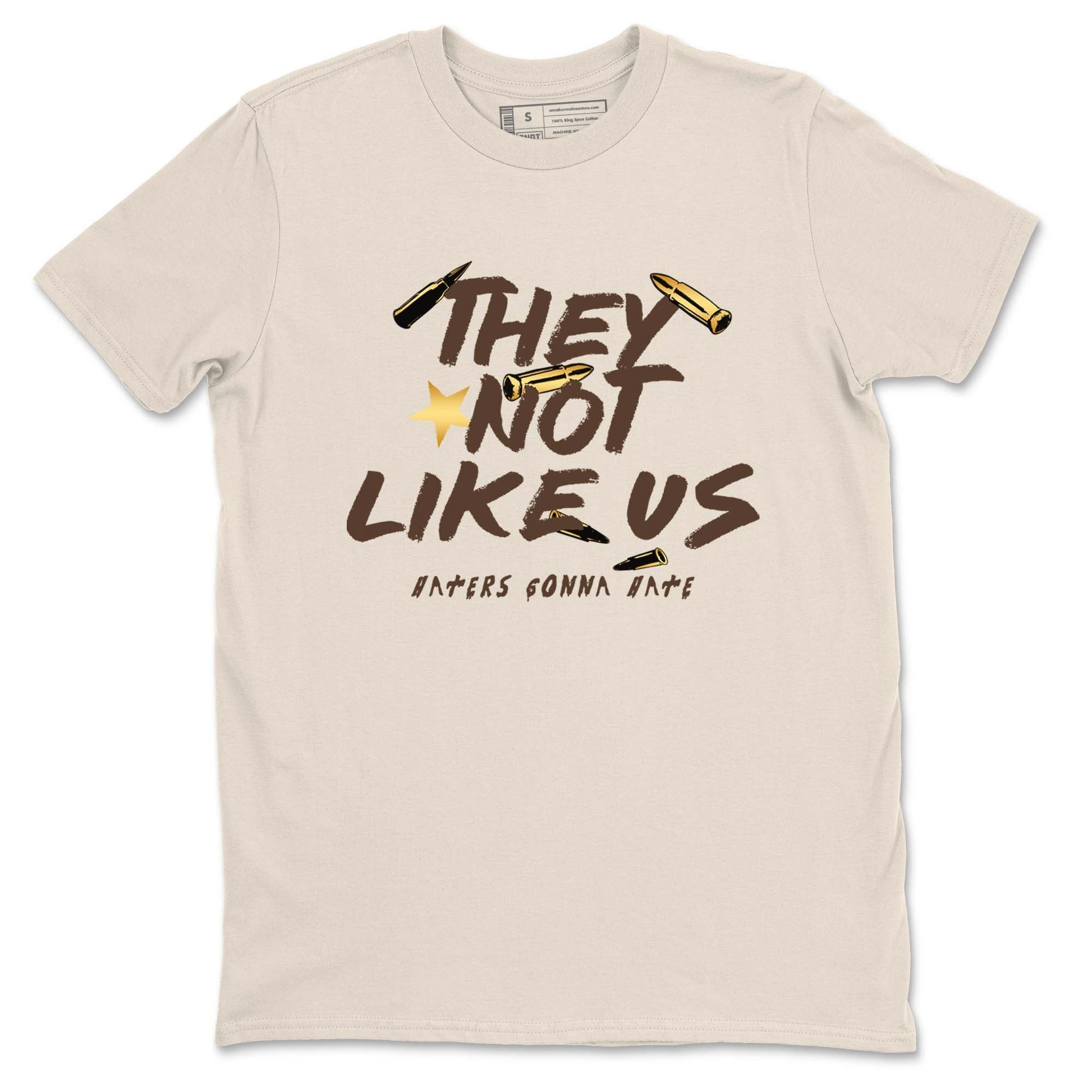 5s Golden Ticket shirts to match jordans  They Not Like Us shirts to match jordans Air Jordan 5 Golden Ticket match shoes to clothes SNRT Sneaker Tees unisex cotton Natural 2 shirts