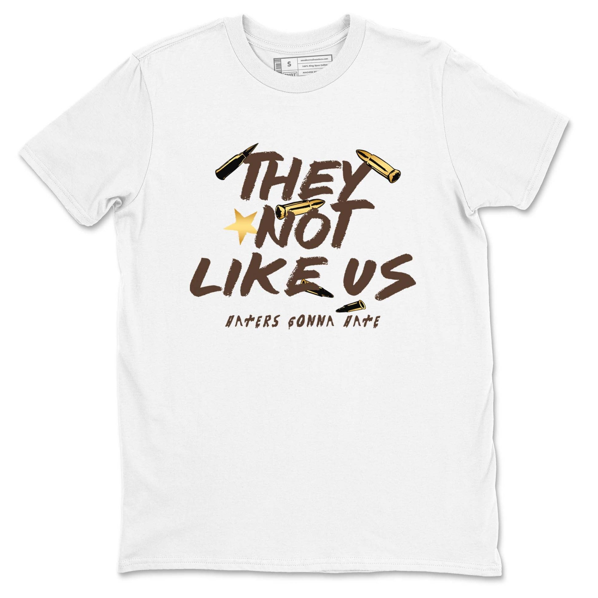 5s Golden Ticket shirts to match jordans  They Not Like Us shirts to match jordans Air Jordan 5 Golden Ticket match shoes to clothes SNRT Sneaker Tees unisex cotton White 2 shirts