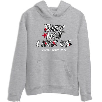 Sneaker match tees – Sneaker Tees To Match Air Jordan 8 Bunny Shoes Air Jordan 8 Bunny White and True Red – They Not Like Us Tee Heather Grey 2