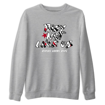 Sneaker match tees – Sneaker Tees To Match Air Jordan 8 Bunny Shoes Air Jordan 8 Bunny White and True Red – They Not Like Us Tee Heather Grey 2