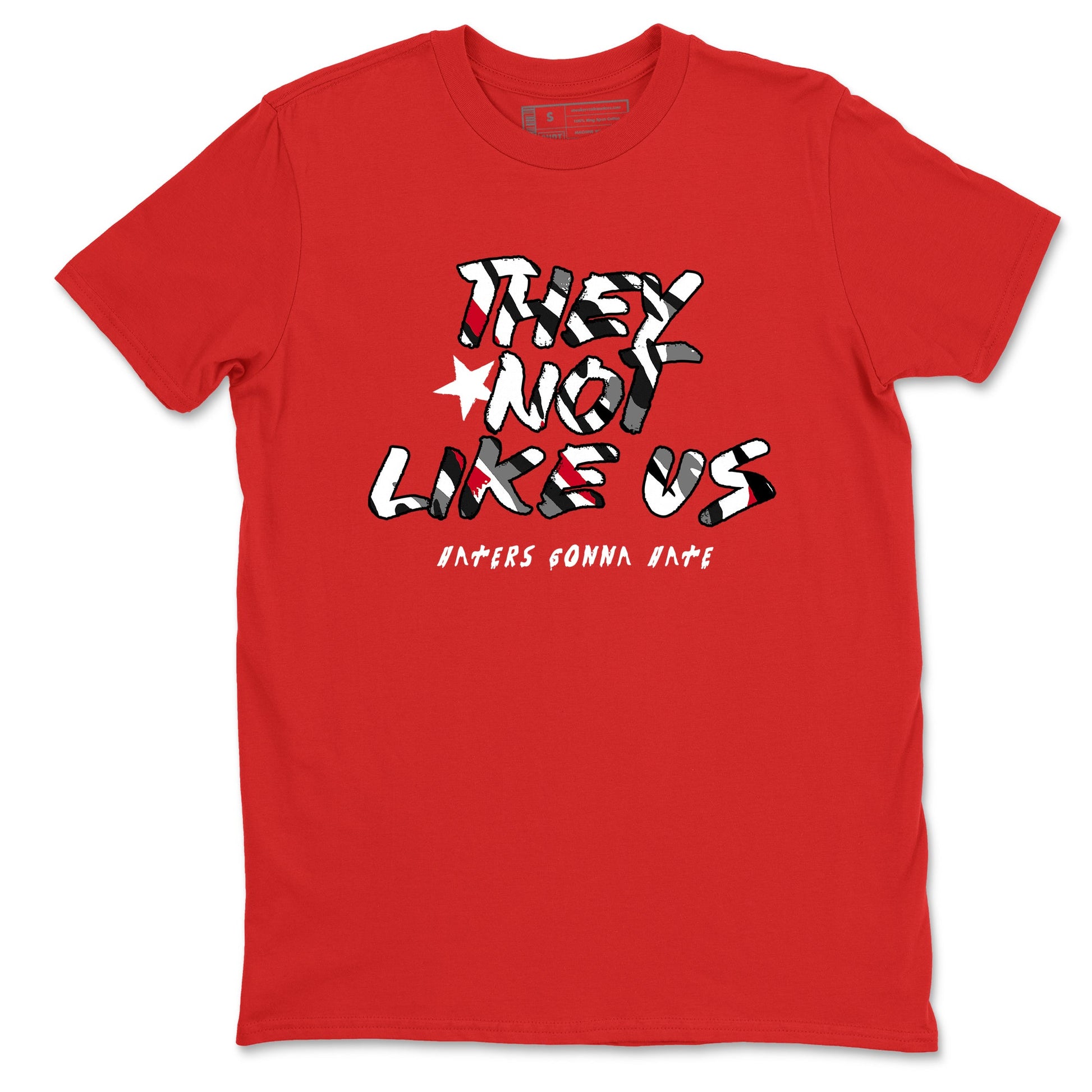 Sneaker match tees – Sneaker Tees To Match Air Jordan 8 Bunny Shoes Air Jordan 8 Bunny White and True Red – They Not Like Us Tee Red 2