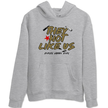 9s Olive shirts to match jordans They Not Like Us sneaker match tees Air Jordan 9 Olive match shoes to clothes SNRT Sneaker Tees unisex cotton Heather Grey 2 shirts