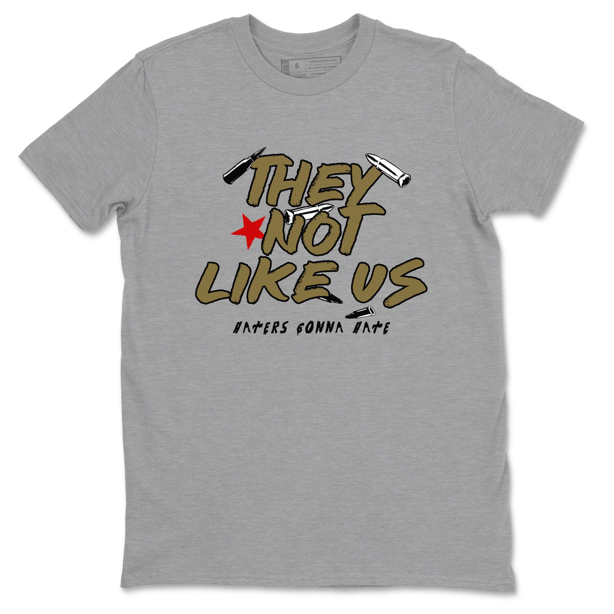 9s Olive shirts to match jordans They Not Like Us sneaker match tees Air Jordan 9 Olive match shoes to clothes SNRT Sneaker Tees unisex cotton Heather Grey 2 shirts