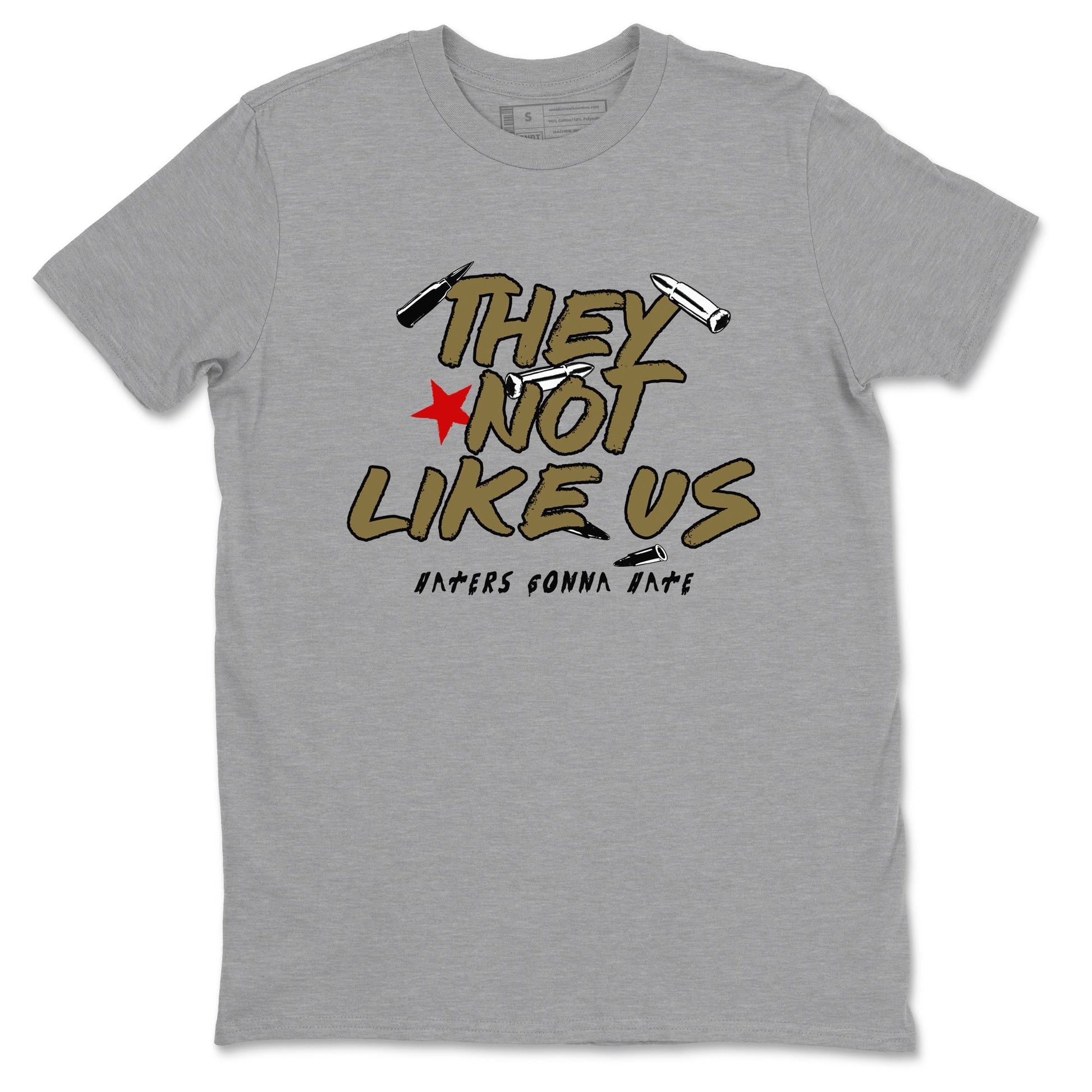 9s Olive shirts to match jordans They Not Like Us sneaker match tees Air Jordan 9 Olive match shoes to clothes SNRT Sneaker Tees unisex cotton Heather Grey 2 shirts