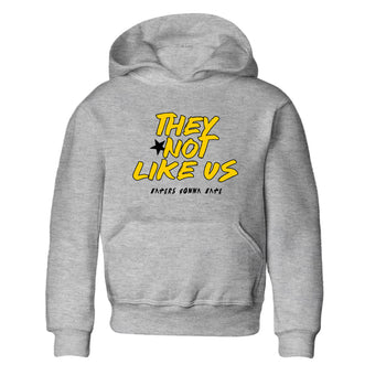 Sneaker match tees – Sneaker Tees To Match Dunk Tour Yellow Shoes – They Not Like Us Kids T-Shirt Heather Grey 2
