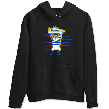 Air Jordan 1 Travis x Scott x Canary shirt to match jordans Thief Cat sneaker tees Air Jordan 1 Travis Scott Canary SNRT Sneaker Release Tees unisex cotton Black 2 crew neck shirt