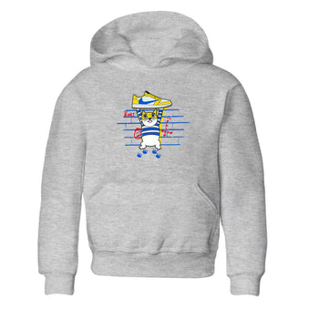 Air Jordan 1 Travis x Scott x Canary shirt to match jordans Thief Cat sneaker tees Air Jordan 1 Travis Scott Canary SNRT sneaker release tees baby toddler Heather Grey 2 cotton Shirt