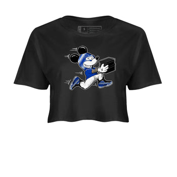 Air Foamposite One Royal shirts to match jordans Thief Mouse sneaker match tees Foams One Royal match shoes to clothes SNRT Sneaker Tees unisex cotton Black 2 crop tee