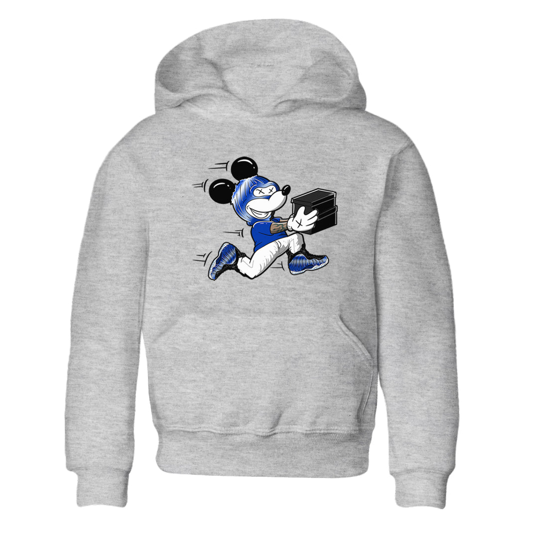 Air Foamposite One Royal shirts to match jordans Thief Mouse sneaker match tees Foams One Royal match shoes to clothes SNRT Sneaker Tees Youth Baby Heather Grey 2 tee