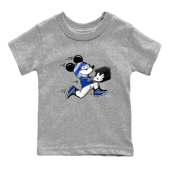 Air Foamposite One Royal shirts to match jordans Thief Mouse sneaker match tees Foams One Royal match shoes to clothes SNRT Sneaker Tees Youth Baby Heather Grey 2 tee