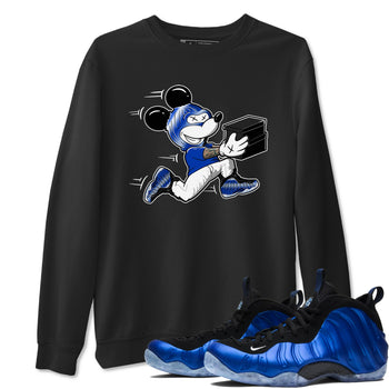 Air Foamposite One Royal shirts to match jordans Thief Mouse sneaker match tees Foams One Royal match shoes to clothes SNRT Sneaker Tees unisex cotton Black 1 shirts