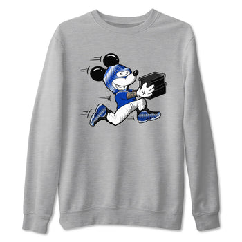 Air Foamposite One Royal shirts to match jordans Thief Mouse sneaker match tees Foams One Royal match shoes to clothes SNRT Sneaker Tees unisex cotton Heather Grey 2 shirts
