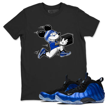 Air Foamposite One Royal shirts to match jordans Thief Mouse sneaker match tees Foams One Royal match shoes to clothes SNRT Sneaker Tees unisex cotton Black 1 shirts