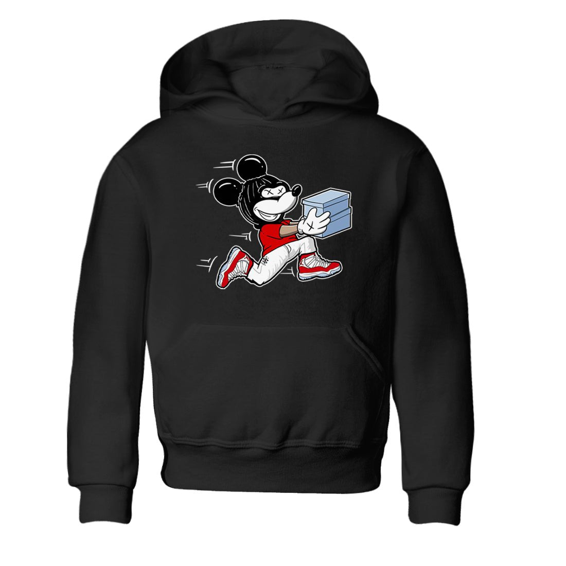 11s Cherry shirts to match jordans Thief Mouse sneaker match tees Air Jordan 11 Retro Cherry match shoes to clothes SNRT Sneaker Tees Youth Baby Black 2 tee