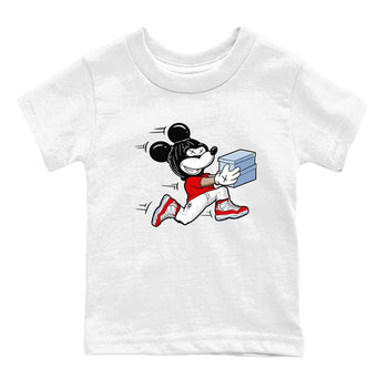 11s Cherry shirts to match jordans Thief Mouse sneaker match tees Air Jordan 11 Retro Cherry match shoes to clothes SNRT Sneaker Tees Youth Baby White 2 tee