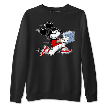 11s Cherry shirts to match jordans Thief Mouse sneaker match tees Air Jordan 11 Retro Cherry match shoes to clothes SNRT Sneaker Tees unisex cotton Black 2 shirts