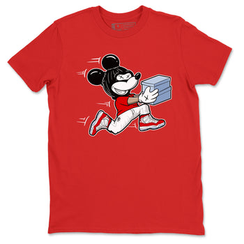 11s Cherry shirts to match jordans Thief Mouse sneaker match tees Air Jordan 11 Retro Cherry match shoes to clothes SNRT Sneaker Tees unisex cotton Red 2 shirts