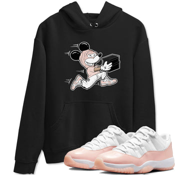 11s Legend Pink shirt to match jordans Thief Mouse sneaker tees Air Jordan 11 Legend Pink SNRT Sneaker Release Tees unisex cotton Black 1 crew neck shirt