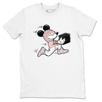 11s Legend Pink shirt to match jordans Thief Mouse sneaker tees Air Jordan 11 Legend Pink SNRT Sneaker Release Tees unisex cotton White 2 crew neck shirt