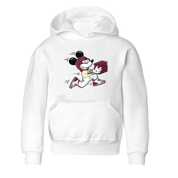 3s A Ma Maniere x Burgundy Crush shirts to match jordans Thief Mouse sneaker match teesA Ma Maniére x Air Jordan 3 "Burgundy Crush" SNRT Sneaker Tees streetwear brand Baby and Youth White 2 cotton tee